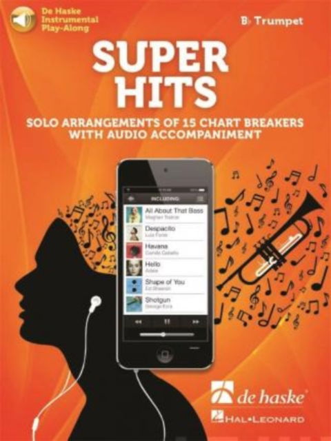 Cover for Super Hits for Trumpet: Solo Arrangements of 15 Chart Breakers with Audio Accompaniment (Buch) (2022)