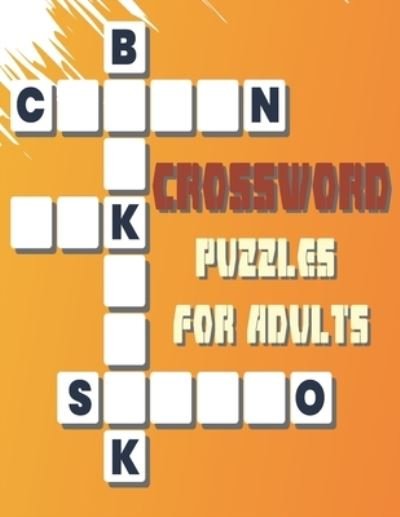 Cover for Enjoy With Us · Crossword Puzzels for Adults (Paperback Bog) (2021)
