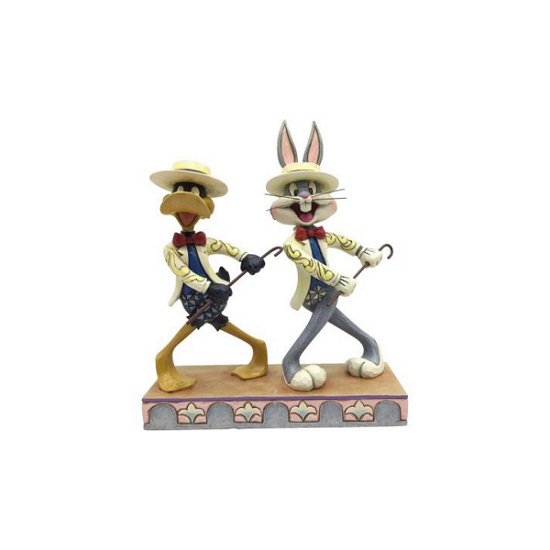 Looney Tunes Bugs Bunny and Duffy Duck Date Jim Shore Figure - Looney Tunes - Koopwaar - ENESCO - 0045544893992 - 