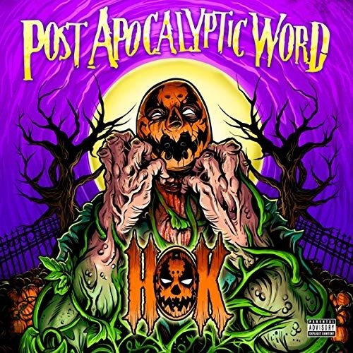 Cover for Hok · The Post Apocalyptic Word (LP) [Coloured edition] (2019)