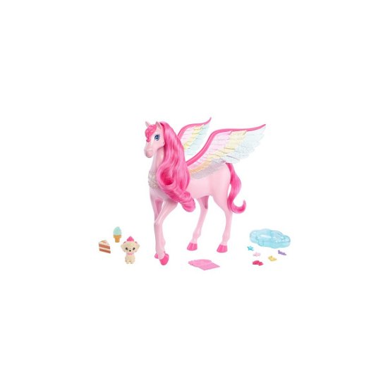 Barbie Fairytale Pegasus with Accessories Pink - Barbie Fairytale - Merchandise - ABGEE - 0194735111992 - 4. Juli 2024
