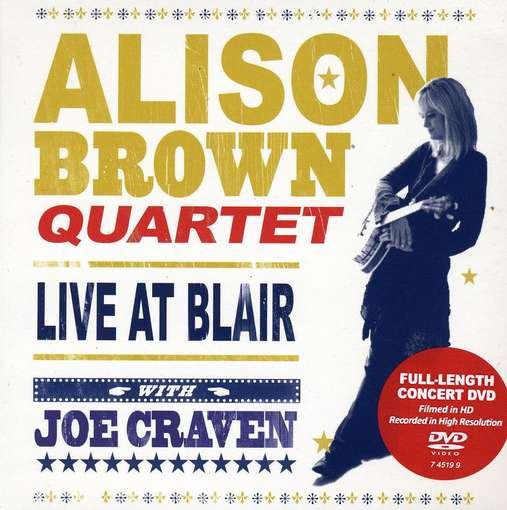 Cover for Brown Alison Quartet With Joe Craven · Live at Blair (DVD) (2016)