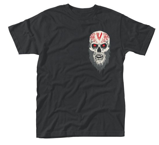 Cover for Vikings · Skull (T-shirt) [size S] [Black edition] (2016)