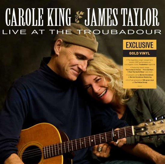 Cover for Carole King James Taylor · Live at the Troubadour (LP) [Limited edition] (2021)