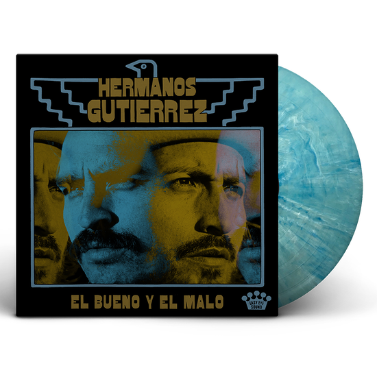 El Bueno Y El Malo (Indie Exclusive Blue & White Opaque Marble Vinyl) - Hermanos Gutierrez - Música - WORLD / INSTRUMENTAL - 0888072465992 - 28 de outubro de 2022