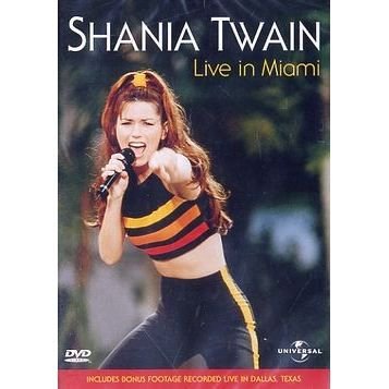 Cover for Shania Twain · Shania Twain - Live In Miami (DVD) (2002)