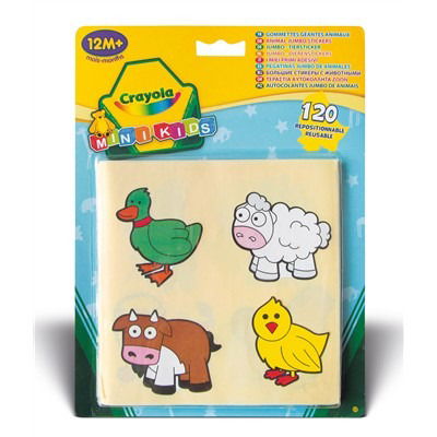 Crayola Mini Kids - Stickers Dieren - Crayola - Gadżety - Vivid Imaginations - 5025123125992 - 