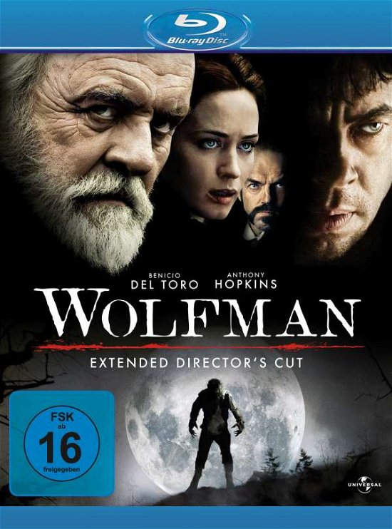 Cover for Benicio Del Toro,emily Blunt,sir Anthony... · Wolfman - Extended Directors Cut (Blu-ray) (2010)