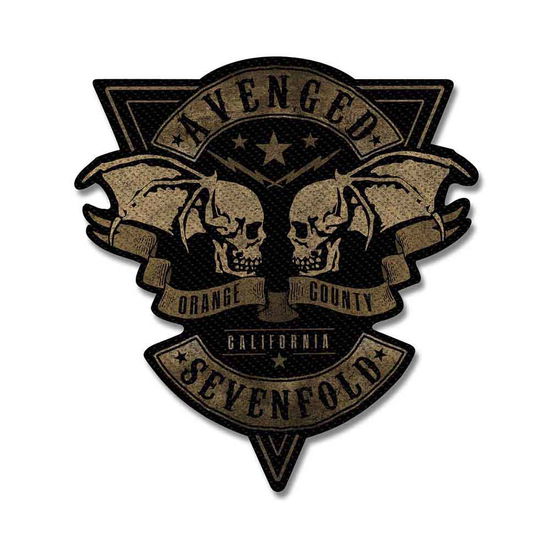 Avenged Sevenfold Standard Woven Patch: Orange County Cut-Out - Avenged Sevenfold - Merchandise - PHD - 5055339750992 - 19. August 2019