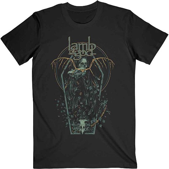 Cover for Lamb Of God · Lamb Of God Unisex T-Shirt: Coffin Kopia (T-shirt) [size L] [Black - Unisex edition]