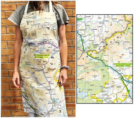 Cover for OS Map Adult Apron - Northumberland National Park (MERCH) (2025)