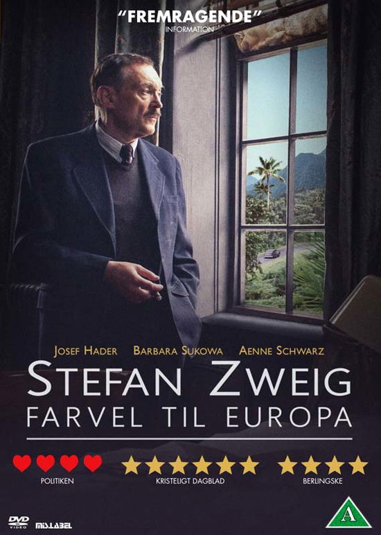 Stefan Sweig - Farvel til Europa - Josef Hader - Elokuva -  - 5705535059992 - torstai 26. huhtikuuta 2018