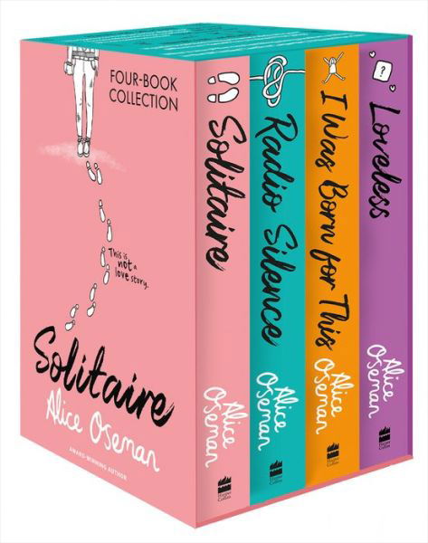 Cover for Alice Oseman · Alice Oseman Four-Book Collection Box Set (Solitaire, Radio Silence, I Was Born For This, Loveless) (Book) (2021)