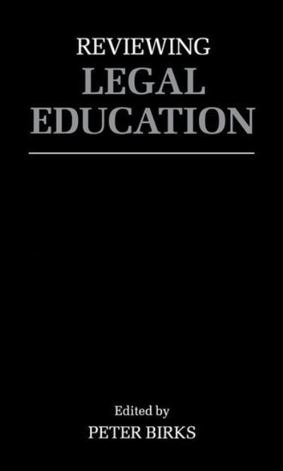 Cover for Birks · Reviewing Legal Education (Paperback Book) (1994)