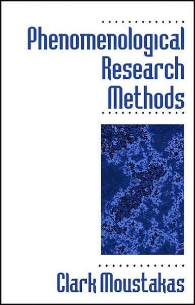 Cover for Clark Moustakas · Phenomenological Research Methods (Paperback Book) (1994)