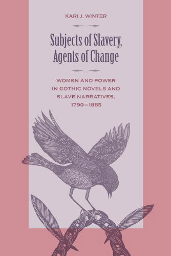 Cover for Kari J. Winter · Subjects of Slavery, Agents of Change: Women and Power in Gothic Novels and Slave Narratives, 1790-1865 (Paperback Book) (2010)
