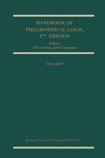 Cover for Dov M Gabbay · Handbook of Philosophical Logic - Handbook of Philosophical Logic (Hardcover Book) [2nd ed. 2002 edition] (2002)