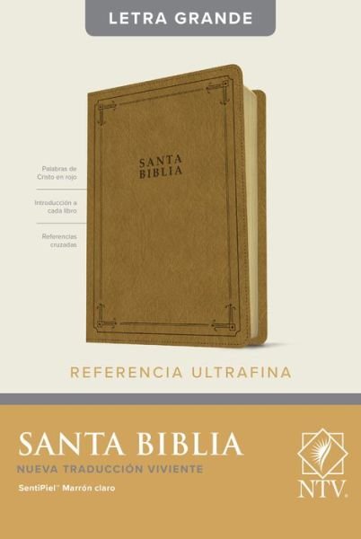 Cover for Tyndale · Santa Biblia NTV, Edicion de referencia ultrafina, letra gra (Læderbog) (2022)