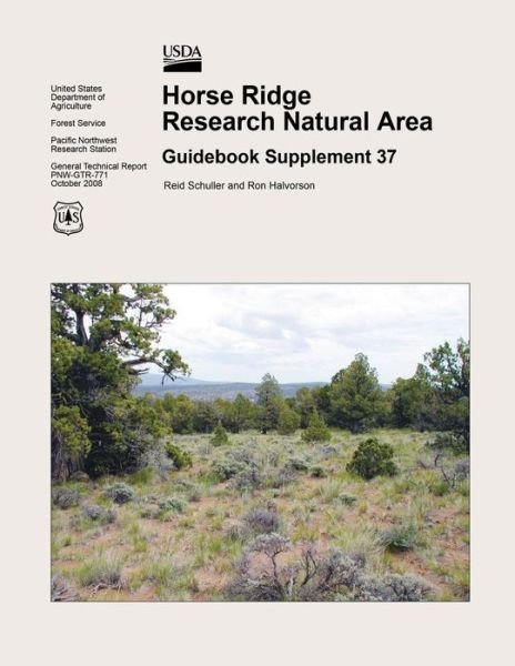 Cover for United States Department of Agriculture · Horse Ridge Research Natural Area: Guidebook Supplement 37 (Pocketbok) (2015)