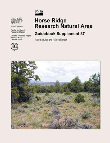 Cover for United States Department of Agriculture · Horse Ridge Research Natural Area: Guidebook Supplement 37 (Pocketbok) (2015)