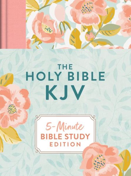 Cover for Barbour · Holy Bible Kjv 5Min Bible Study Florals (Book) (2024)