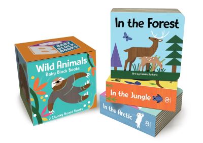 Baby Block Books: Wild Animals - Baby Block Books - Duopress - Książki - Sourcebooks, Inc - 9781728295992 - 1 listopada 2024