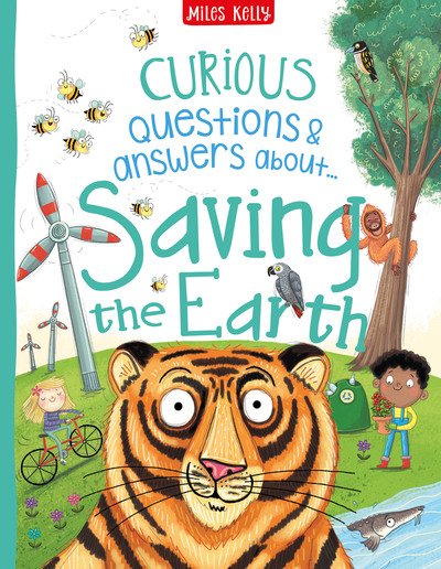 Cover for Camilla De La Bedoyere · Curious Questions &amp; Answers about Saving the Earth (Inbunden Bok) (2019)