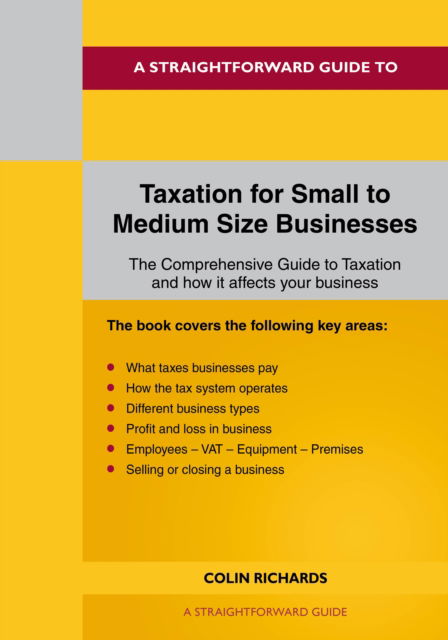 Cover for Colin Richards · Taxation For Small To Medium Size Business: Revised Edition - 2024 (Pocketbok) (2024)