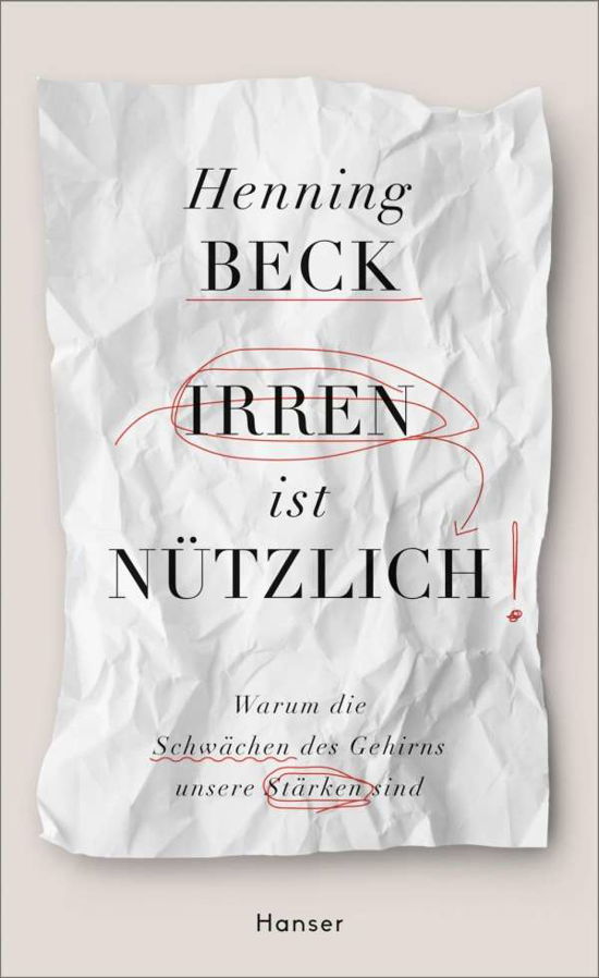 Cover for Beck · Irren ist nützlich (Bog)