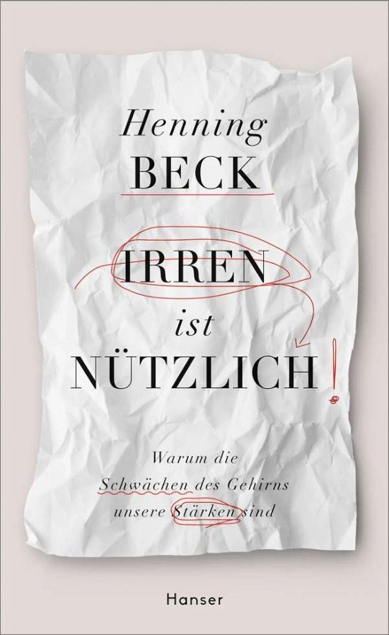 Cover for Beck · Irren ist nützlich (Book)