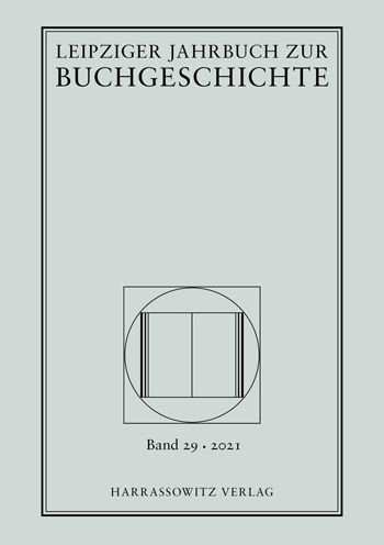Cover for Thomas Fuchs · Leipziger Jahrbuch Zur Buchgeschichte 29 (Gebundenes Buch) (2021)