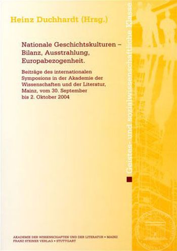 Cover for Heinz Duchhardt · Nationale Geschichtskulturen - Bilanz, Ausstrahlung, Europabezogenheit (Paperback Book) (2006)