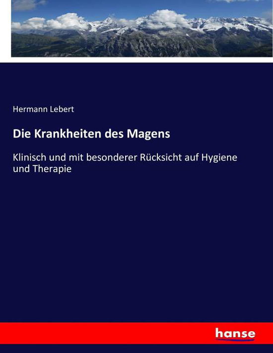 Cover for Lebert · Die Krankheiten des Magens (Book) (2016)