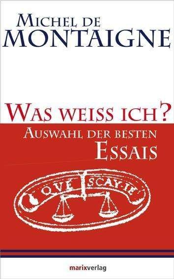 Cover for Montaigne · Was weiss ich? (Bok)
