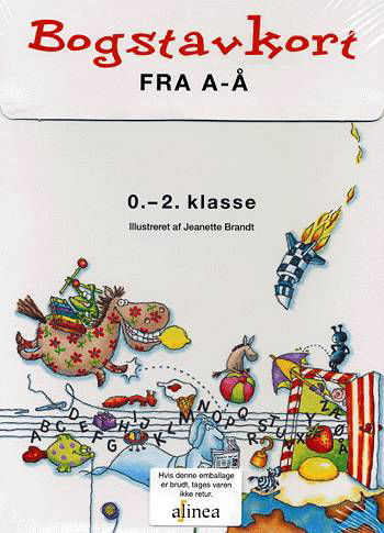 Cover for Jeanette Brandt · 0.- 2. klasse: Bogstavkort fra A-Å (Lösa papper) [1:a utgåva] [Løsblade] (2002)
