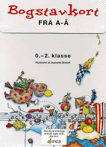 Cover for Jeanette Brandt · 0.- 2. klasse: Bogstavkort fra A-Å (Lose Papiere) [1. Ausgabe] [Løsblade] (2002)