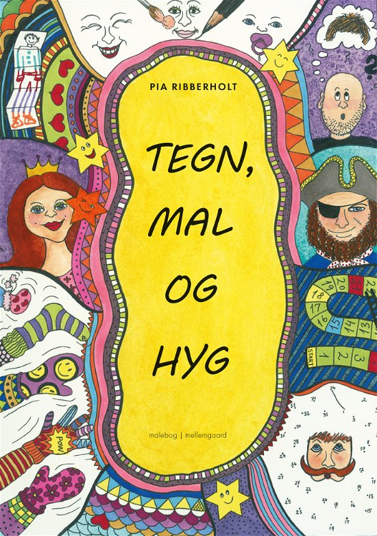 Cover for Pia Ribberholt · Tegn, mal og hyg (Inbunden Bok) [1:a utgåva] (2024)
