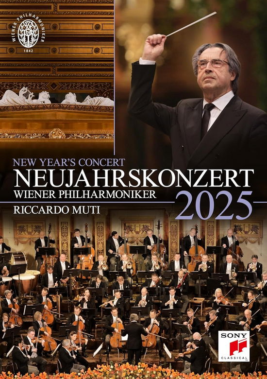 Cover for Muti,riccardo &amp; Wiener Philharmoniker · Neujahrskonzert 2025 / New Year's Concert 2025 (DVD) (2025)