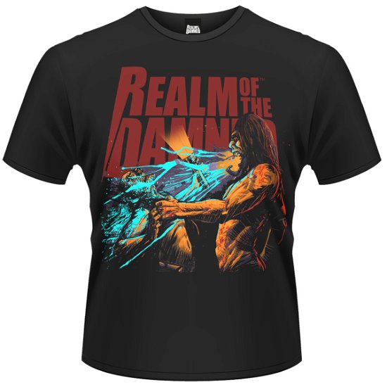 Cover for Realm of the Damned · Balaur Scream (T-shirt) [size XL] [Black edition] (2016)