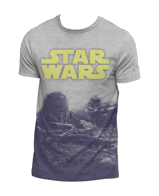 Star Wars: Rogue One - Ground Battle (T-Shirt Unisex Tg. L) - Star Wars - Other - PHDM - 0803343141993 - October 3, 2016