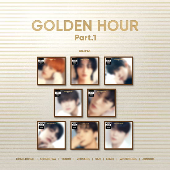 Cover for ATEEZ · Golden Hour Pt.1 (CD/Merch) [Hello82 Pop-Up Digipack edition] (2024)