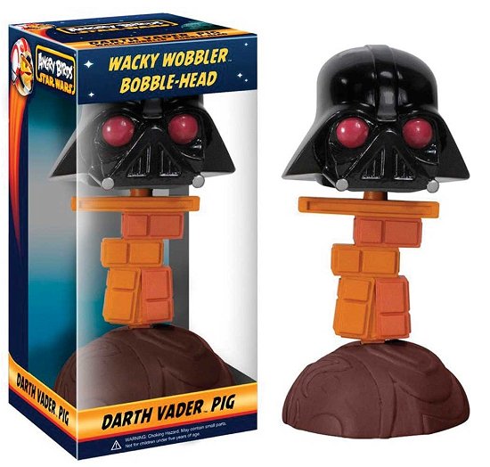 Angry Birds - Star Wars - Wacky Wobbler Bobble-Head - Darth Vader Pig - Funko - Merchandise -  - 0830395029993 - 