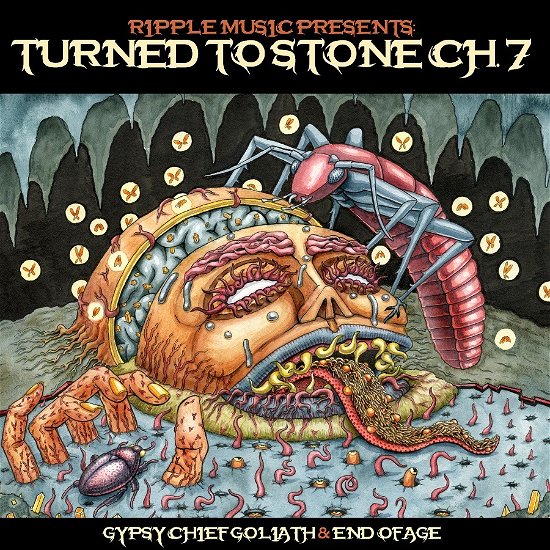 Cover for Gypsy Chief Goliath &amp; End Of Age · Turned to Stone: Chapter 7 (LP) (2023)