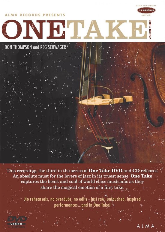 Cover for Don Thompson and Reg Schwager · One Take: Volume Three (DVD) (2007)