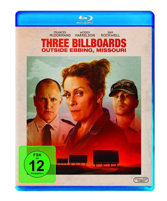 Cover for Three Billboards Outside Ebbing,missouri BD (Blu-ray) (2018)