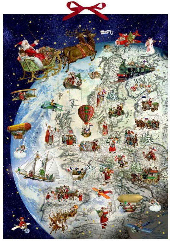 Cover for Der Dienstplan des Weihnachtsmanns (Bok)