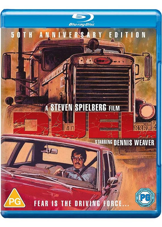 Cover for Duel 50th Anniversary Edition BD · Duel (Blu-ray) (2021)