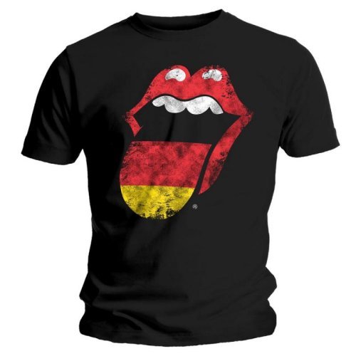 Cover for The Rolling Stones · The Rolling Stones Unisex T-Shirt: German Tongue (T-shirt) [size S] [Black - Unisex edition]