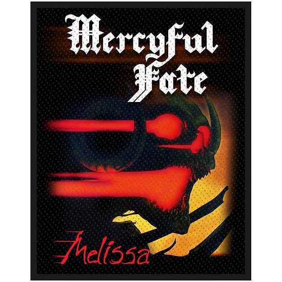 Mercyful Fate Standard Woven Patch: Melissa (Retail Pack) - Mercyful Fate - Fanituote - PHD - 5055339795993 - maanantai 19. elokuuta 2019