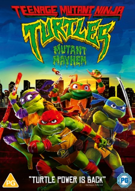 Cover for Jeff Rowe · Teenage Mutant Ninja Turtles - Mutant Mayhem (DVD) (2023)